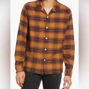 All Saints Plaid Button-Down Shirt